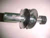 For 1/2 motor shafts to give you 1/2" threads for mounting the rotor